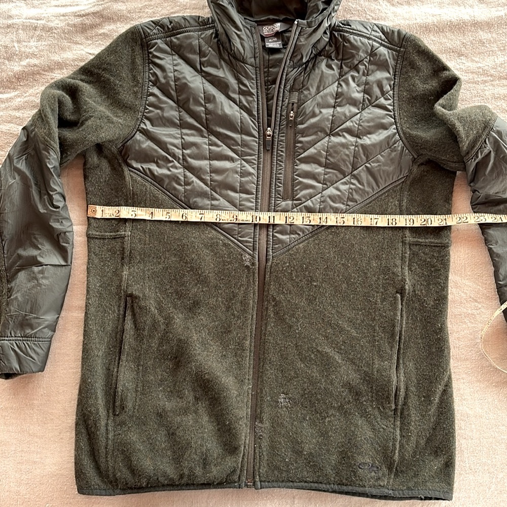 Outdoor Research Cyprus Hybrid Wool full Zip Hoodie - Picture 7 of 10